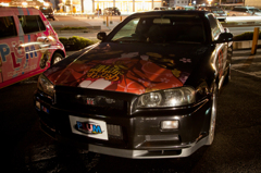 痛車R34GTR　すわひめ