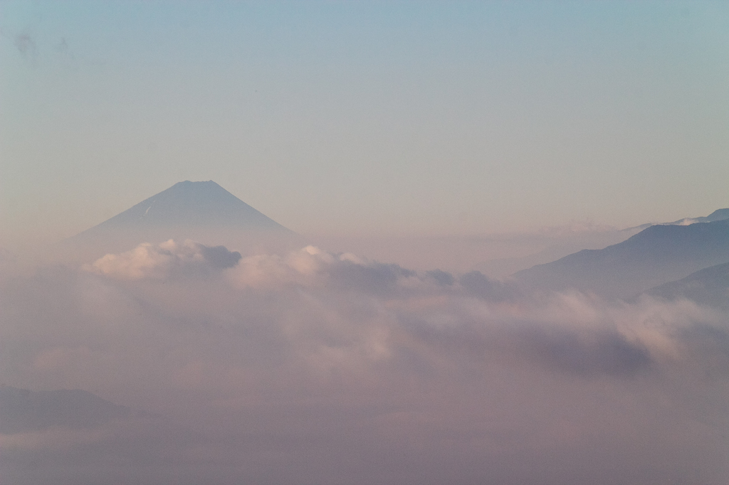 雲海と富士山