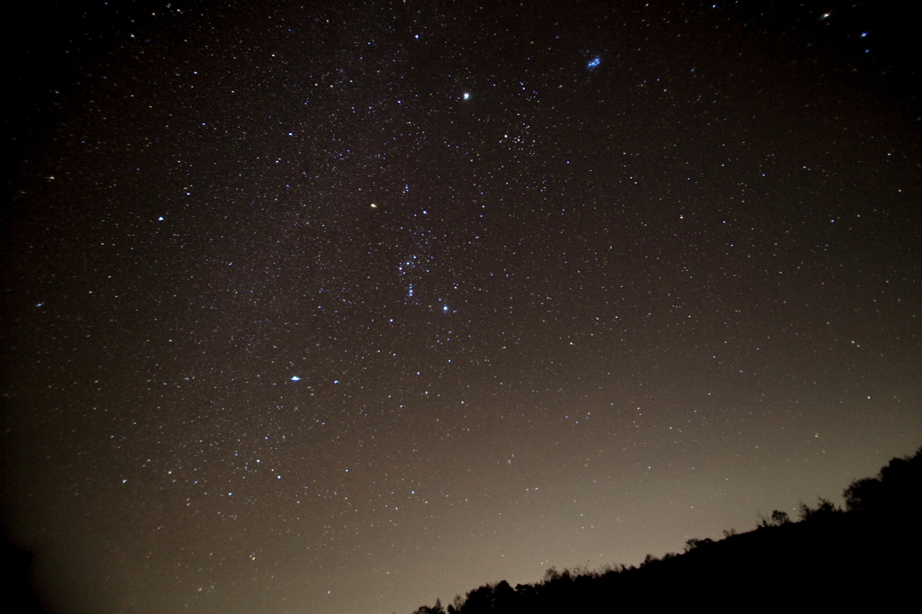 東の星空