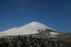 国道138号線からの富士山