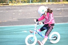 自転車の練習