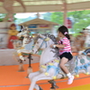 メリーゴーランドで流し撮り