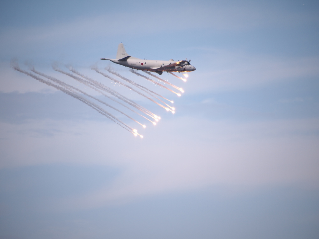 P-3C IRフレア投下