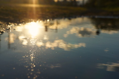 水面「夕雲」