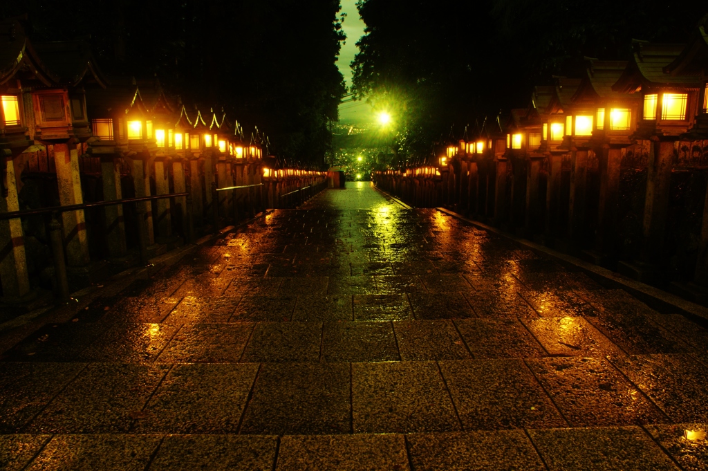 宝山寺　出口