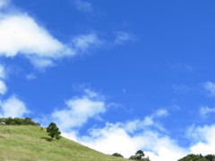 丘の上の空