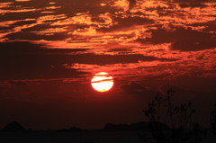 阿波連の夕日