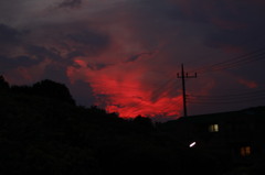 夕暮れ