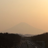 うっすら富士山