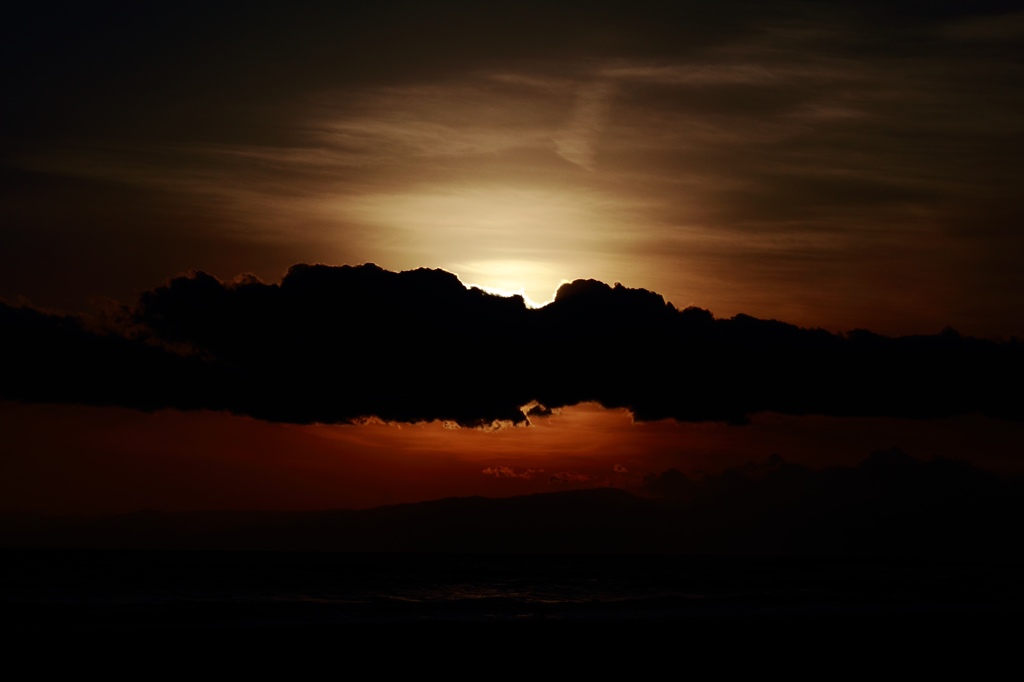 夕焼けと雲