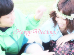Happy　Wedding.