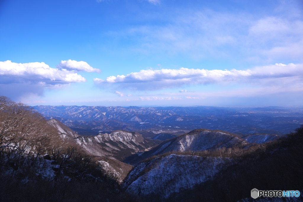 爽快な冬山