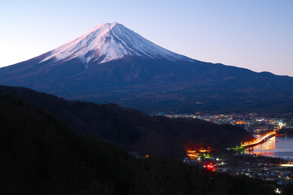 目覚めの富士山