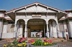 現役当時の南海電鉄「浜寺公園」駅