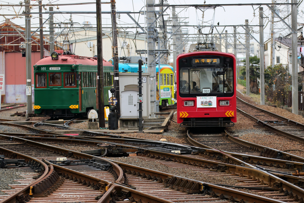 車両基地【我孫子道駅】