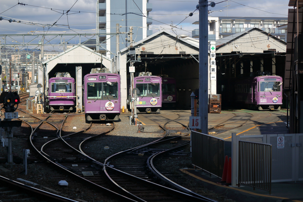京福電気鉄道西院車庫