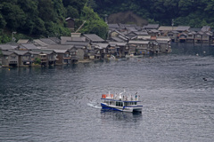 丹後半島伊根湾の舟屋群