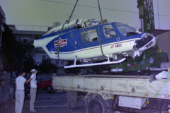 墜落した毎日新聞機