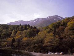 南光河原からの伯耆大山北壁