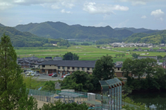 丸山総合公園からの北条鉄道