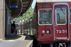 滝山駅入線