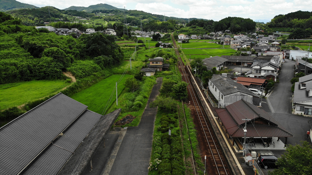 青春18ポスターの「誕生寺」駅