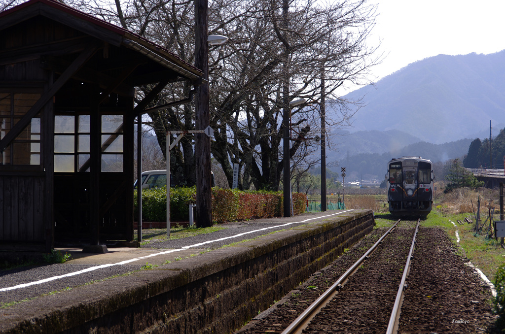 春を探しに「安部駅」