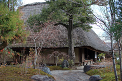 萱葺きの流行りのお店