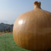 海峡を望む巨大玉ねぎ