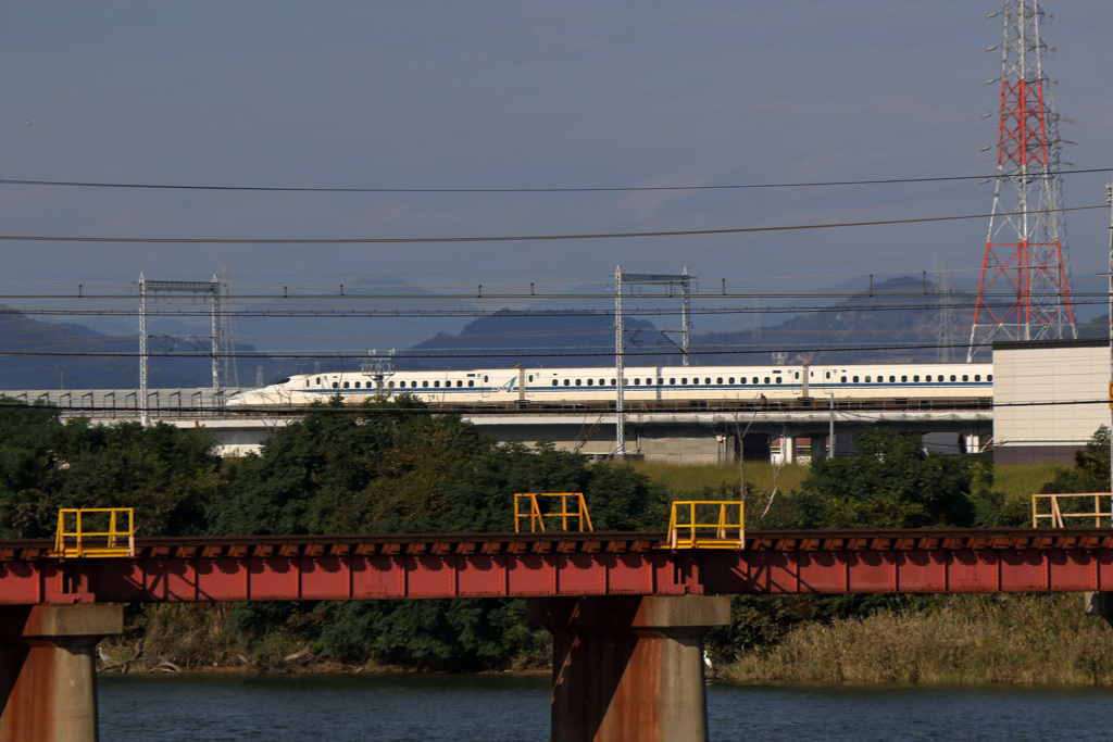 加古川を渡るN700A