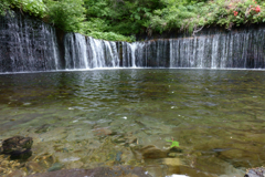 軽井沢「白糸の滝」