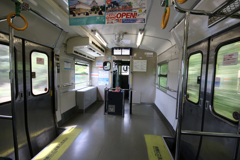 津山へ向かうキハ47車内にて