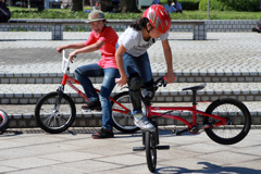 BMX練習中