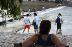 嵐山の夏風景