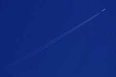 青空にコントレイル