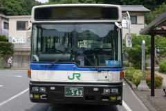 横川から先はバスで軽井沢へ