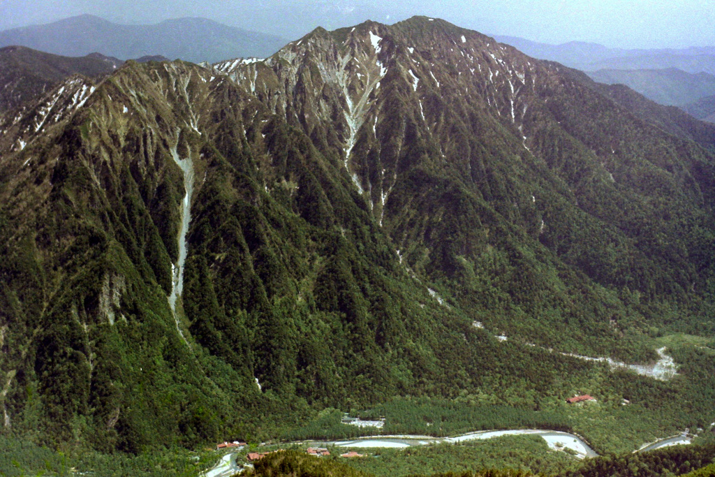 六百山と霞沢岳