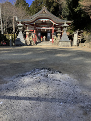 賑わいの去った初詣