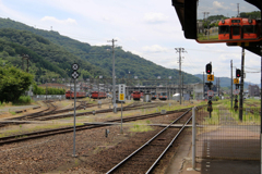 津山駅構内