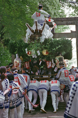 伊居太神社新町だんじり巡行