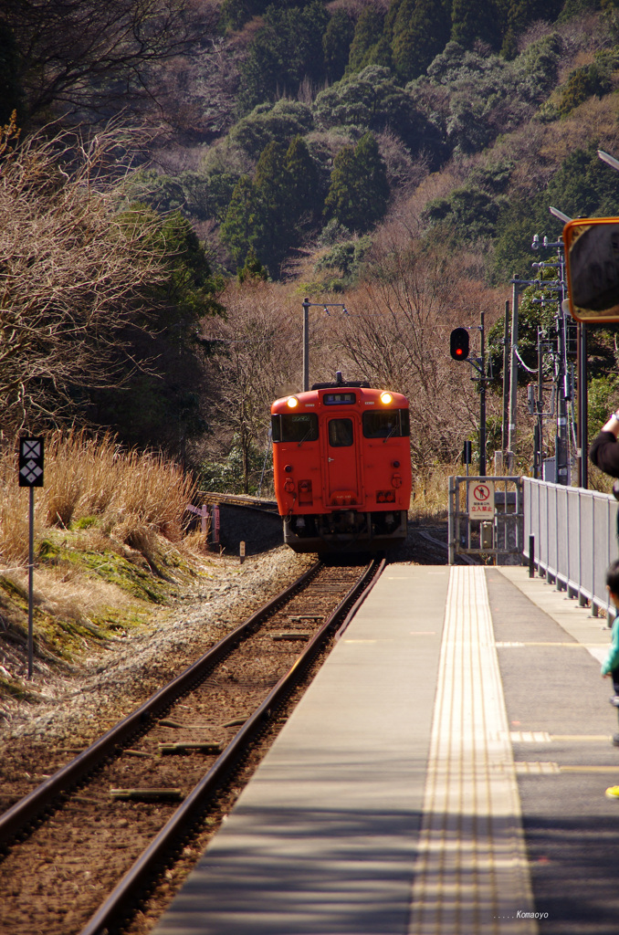 1時間以上待ってやってくる