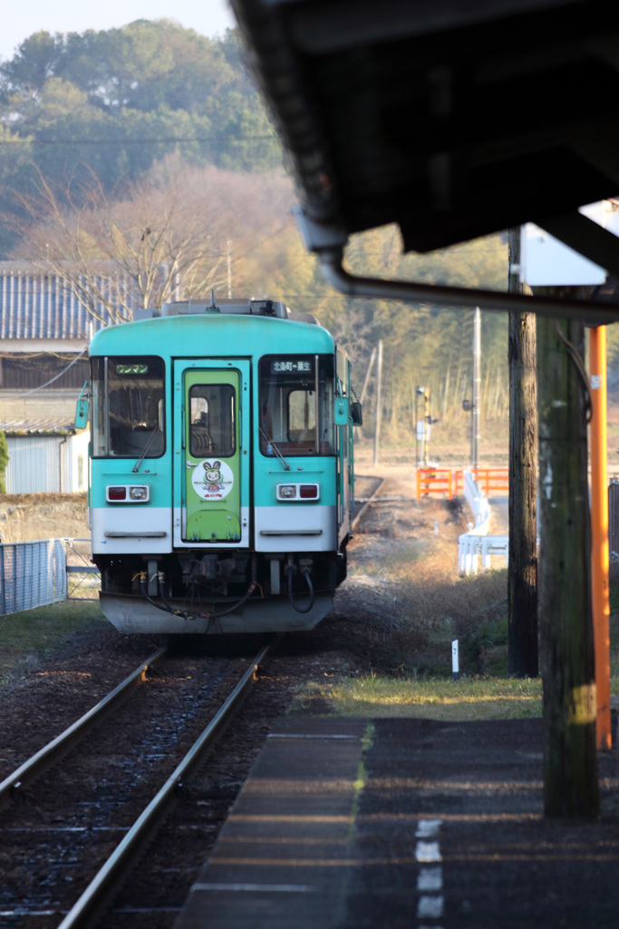 ボランティア駅長のお見送りがない時