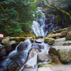 白糸の滝in福岡