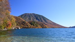 晴れの中禅寺湖