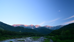 モルゲンの白馬連峰