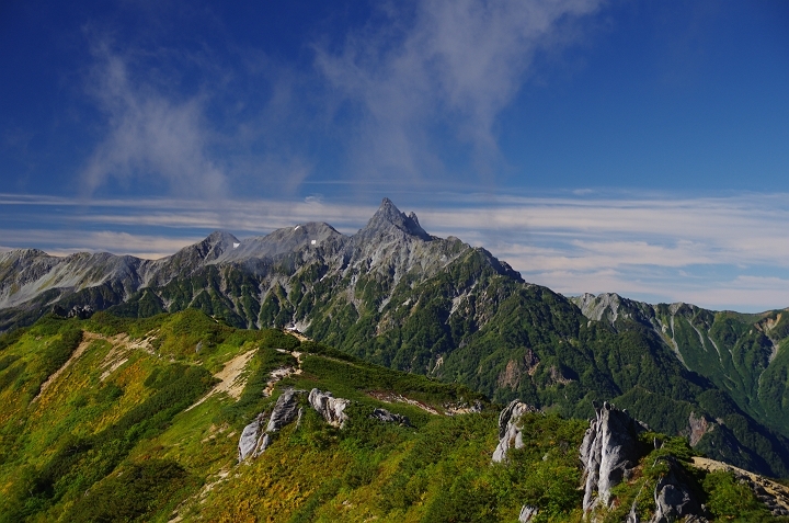 初秋　槍ヶ岳