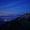 白馬の稜線からの夜景