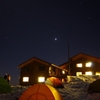 西穂山荘の夜