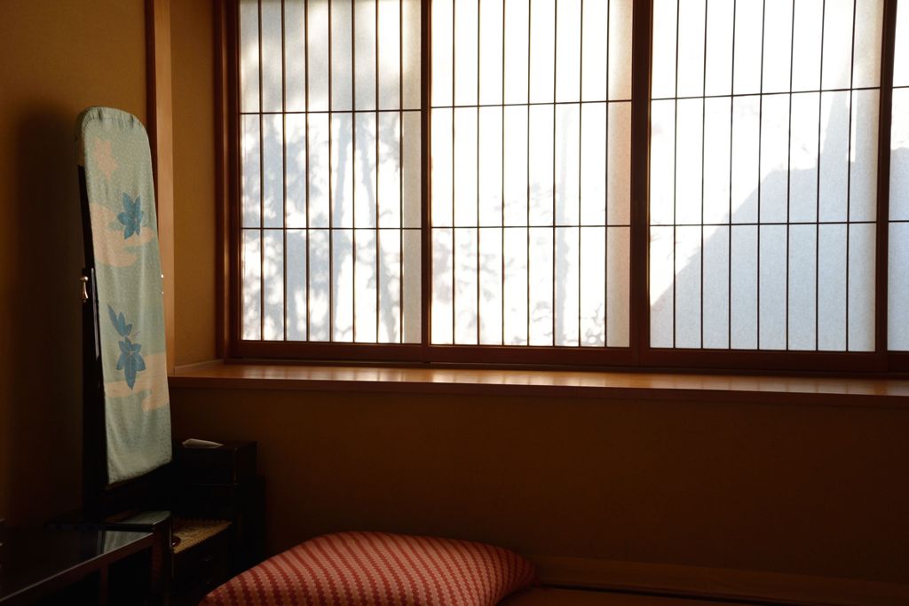 旅館の朝
