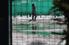 今日はテニスできないわね